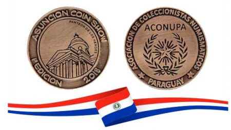 Medalla Asunción Coin Show ¡No te quedes sin la tuya!