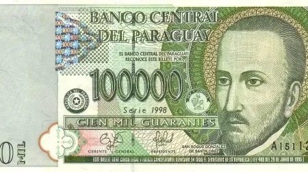¿Siguen vigentes los billetes de G. 100.000 emitidos en el año 1998?